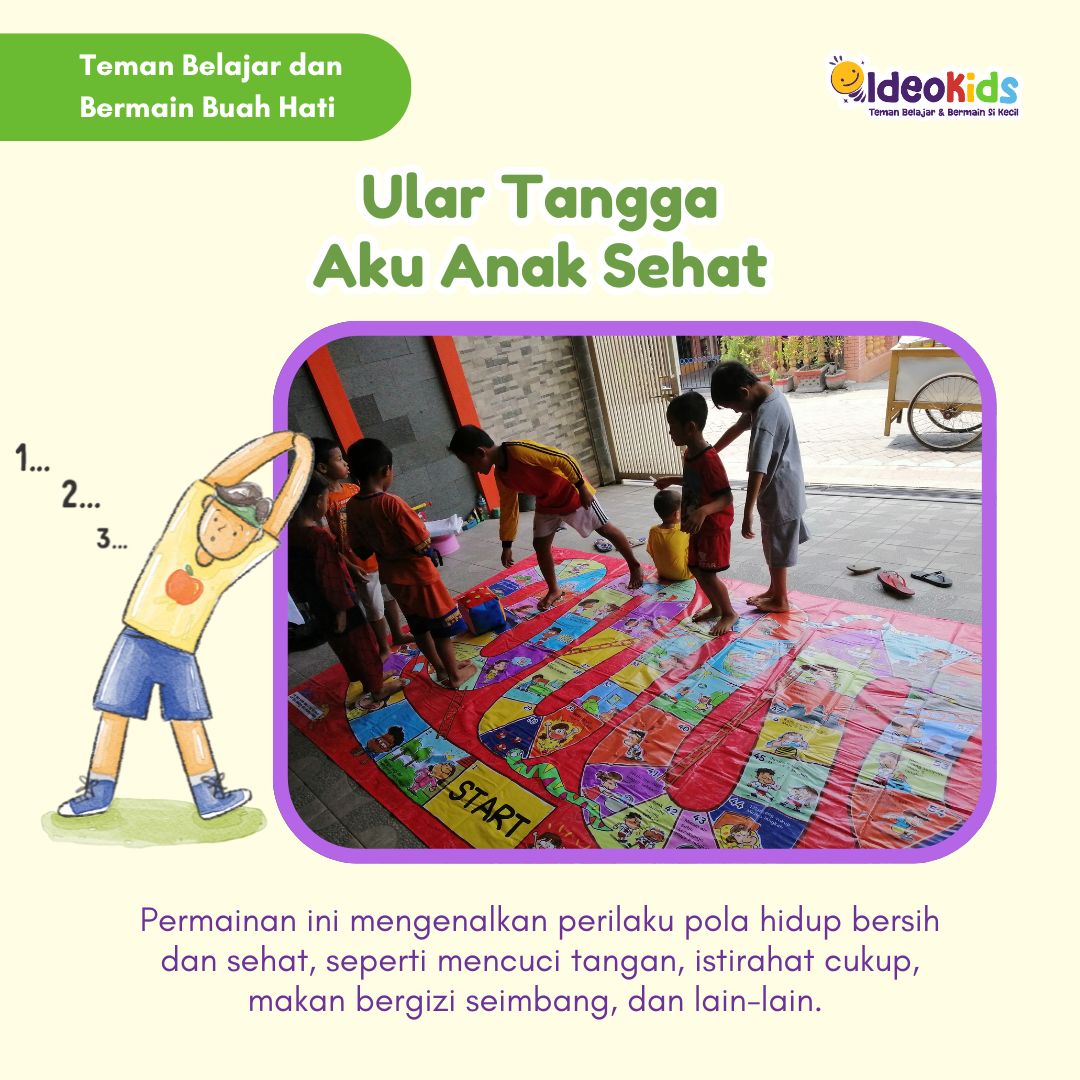 Ular Tangga Aku Anak Sehat Ukuran M - Bahasa Indonesia